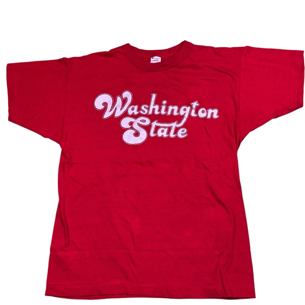 Vintage Champion Washington State Cougars 80s single stitch T-shirt USA made
